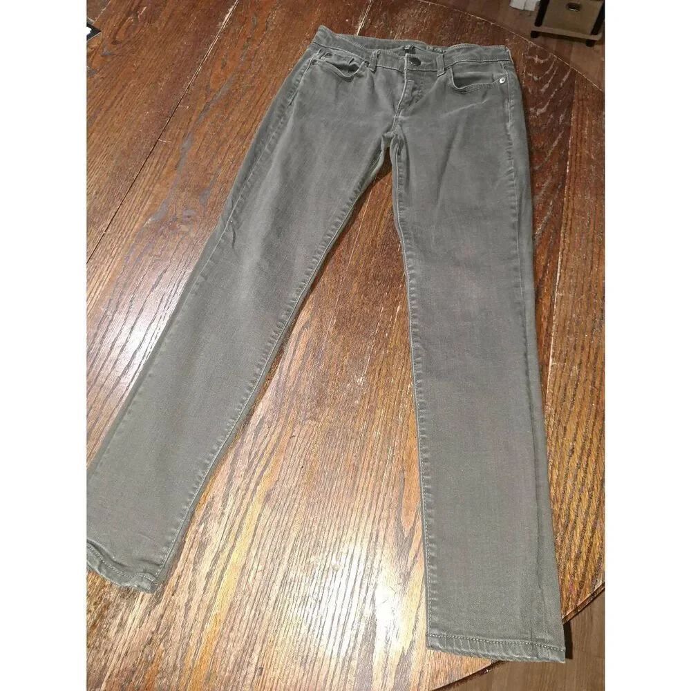 Size 2 26 Gap Deep Moss Premium Skinny Jeans Pants with Pockets Belt Loops